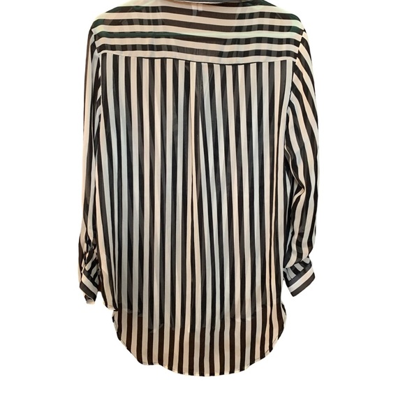 Very cute sheer button down, size M - Picture 2 of 3